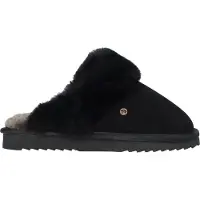 Warmbat Flurry Pantoffels Open - Zwart - Maat 43