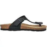Rohde Chaussons d'intérieur Alba pour femmes, modèle pantoufle, couleur noire, pour un usage quotidien