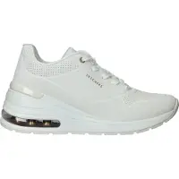 SKECHERS Million Air Elevated Air Baskets en Blanc Simili cuir 41