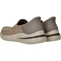 SKECHERS Slip-Ins: Delson 3.0 Sportief - Beige - Maat 44
