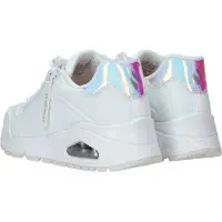 SKECHERS Uno Gen1 - Zip And Stride 310554L-WHT, Baskets, pour filles, Blanc