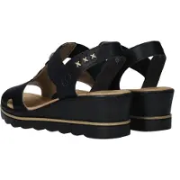 Rieker Sandales gris clair / noir