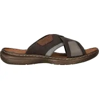 Rieker Mule marron / brun foncé / gris / taupe