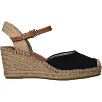 Tamaris Espadrilles beige / bleu foncé / marron