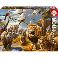 Educa Puzzle Animaux Sauvages - 1000 pièces
