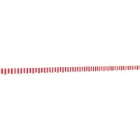 vidaXL Volant de store rouge et blanc rayé 6 m