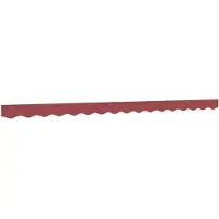 vidaXL Lambrequin de store rouge bourgogne 4 m
