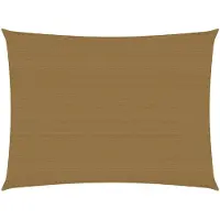 vidaXL Voile d'ombrage 160 g/m² Taupe 3x4 m PEHD