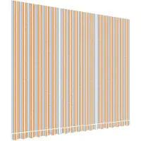 vidaXL Toile de store Multicolore Rayé 4,5x3,5 m