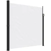 vidaXL Store latéral extensible blanc 200x500 cm
