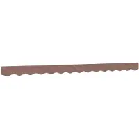 vidaXL Lambrequin de store marron 3,5 m