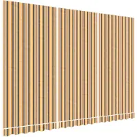 vidaXL Toile de store Multicolore Rayé 4,5x3 m