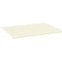 vidaXL Tissu de remplacement pour store crème 5x3,5 m
