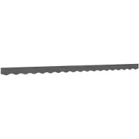 vidaXL Volant de store anthracite rayé 4,5 m