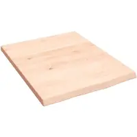 vidaXL Étagère murale 40x50x2 cm bois de chêne massif non traité