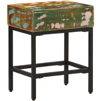 vidaXL Table d'appoint 40x30x51 cm Bois massif de récupération