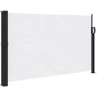 vidaXL Store latéral extensible blanc 120x600 cm
