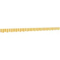 vidaXL Volant de store jaune et blanc rayé 4 m