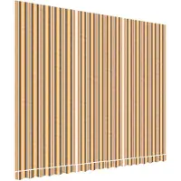 vidaXL Toile de rechange pour Luifel rayée 4,5 x 3,5 m multicolore