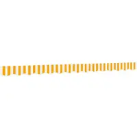 vidaXL , store enroulable rayé jaune et blanc, 330 x 20 cm
