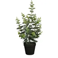 Mica Decorations Eucalyptus plante artificielle vert en pot H53