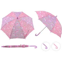 Johntoy Filles, Parapluie, Licorne arc-en-ciel, Rose