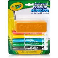 Crayola Stylos Dry Wipeoffs avec essuie-glace, 5p.