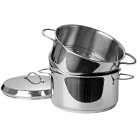 Merkloos Eurocuisine Set de cuisson vapeur 20cm acier inoxydable