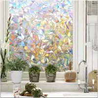 Homewell Film pour fenêtre HR++ 90x200cm - Solaire et isolant - Statique - Éclats arc-en-ciel
