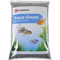 Flamingo Black Aquarium Gravel 9kg Multicolore
