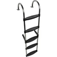 Lalizas Stainless Steel Ladder Argenté 5 Steps