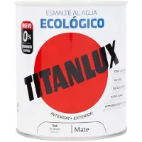 Titan émail Blanc Mat écologique Finition Mate, Base Eau, écologique -