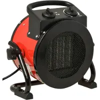Ac Chauffage céramique Blaze 2000W 24m² Plancher rouge/noir