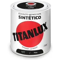 Titanlux émail Synthétique Motte Noir Monocouche 250ml Titanlux 5809005