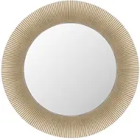 Kartell All Saints Miroir Without Lighting | Metallic Gold
