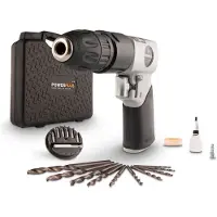 Powerplus Pneumatic Drill 113l/min 10 Mm Argenté One Size / EU Plug 220V