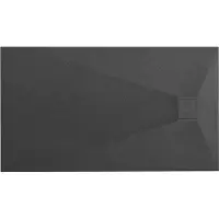 REA Receveur De Douche Magnum Black 80x120