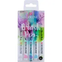 Ecoline Brush Pen set Pastel, 5 couleurs
