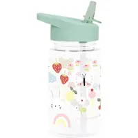 A Little Lovely Company Gourde av. Paille - 450 ml - Joy - - UneTaille - Gourde