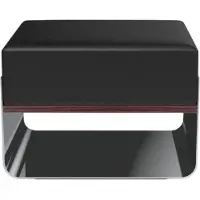Red Edition Stellar Tabouret Black Leather