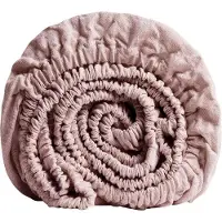 Yumeko - Drap housse - Lin Lavé - 160x200x30 - Rose