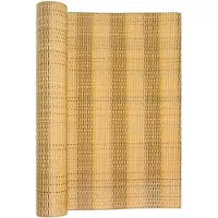 vidaXL Paravent de balcon marron clair 600x100 cm résine tressée