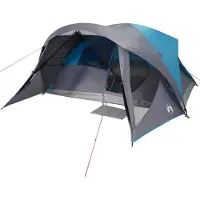 vidaXL Tente familiale pour 6 personnes bleue étanche à l'eau