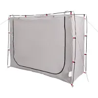 vidaXL Tente d'appoint Gris Imperméable