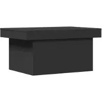 vidaXL Table basse noire 100x55x40 cm Bois composite