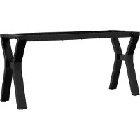vidaXL Support de table basse en forme de Y 90x30x43 cm acier