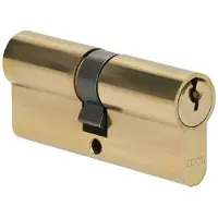 EDM Product Zylinder 85185 R13 Gold Messing Schliessbart Kurz Europäisch (Demi-cylindre)