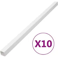 vidaXL Tuyaux d'installation 60x40 mm 10 m PVC
