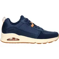 SKECHERS Uno - Layover Sneakers Laag - Blauw - Maat 44