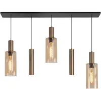 Highlight Suspension Perugia bronze - 3x E27 - 2x GU10
